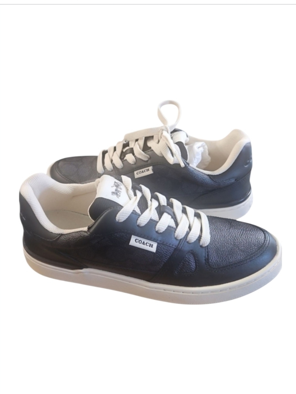 Coach Clip Court Low Top Sneaker in Black Signature Canvas NWT sz 8.5 & 9.5 - Picture 6 of 12